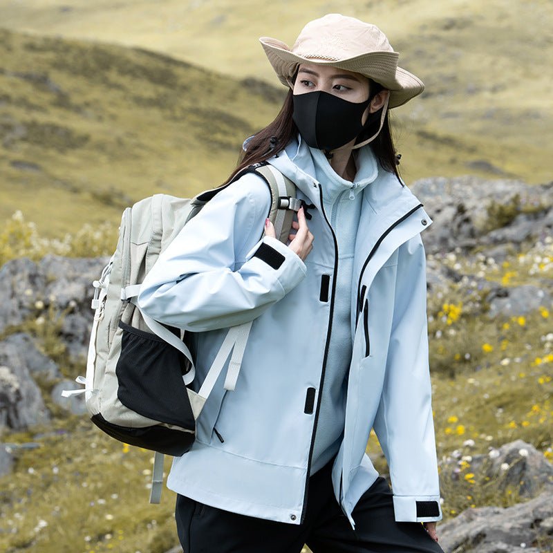 3 In 1 Waterproof Jacket With Removable Lining For Hiking - Nalani - UK Fashion Clothing and Decor