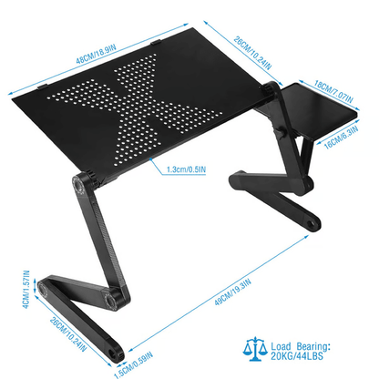 360 Ergonomic Laptop Stand With Detachable Mouse Plate For Desk - Nalani - UK Fashion Clothing and Decor
