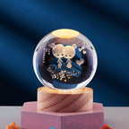 3D Crystal Night Lamp with LED Lighting Effects for Home Decor - Nalani - UK and AUS Fashion Clothing and Decor