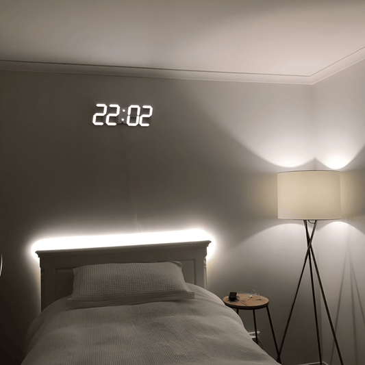 3D LED Digital Wall Clock For Modern Interiors Home Decor - Nalani - UK Fashion Clothing and Decor