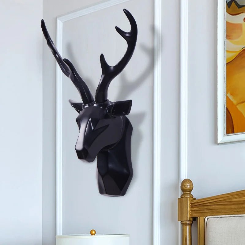 3D Stag Reindeer Head Statue for Rustic Home Decor and Stylish Atmosphere - Nalani - UK Fashion Clothing and Decor