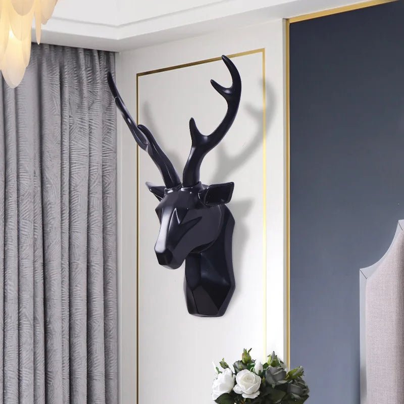 3D Stag Reindeer Head Statue for Rustic Home Decor and Stylish Atmosphere - Nalani - UK Fashion Clothing and Decor