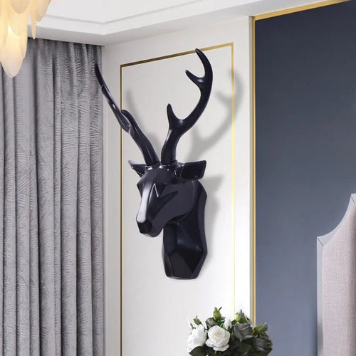 3D Stag Reindeer Head Statue for Rustic Home Decor and Stylish Atmosphere - Nalani - UK Fashion Clothing and Decor