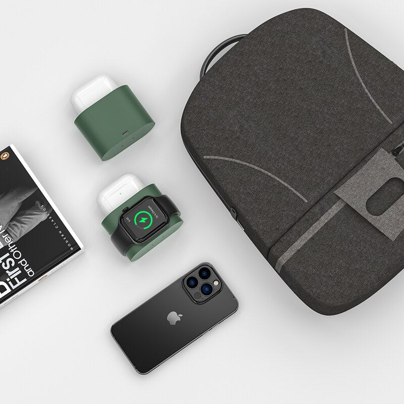 4 In 1 Fast Wireless Charger Station With Alarm Clock And Lamp - Nalani - UK Fashion Clothing and Decor