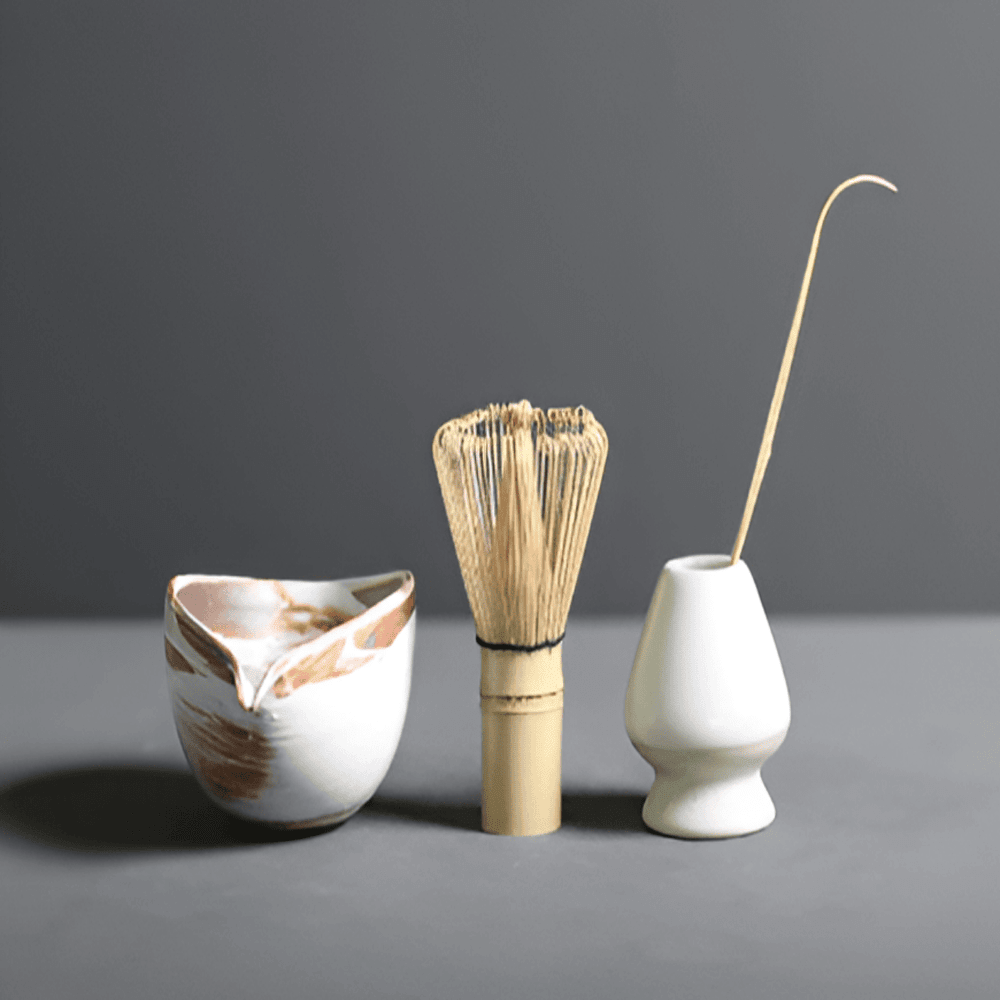 4 Piece Japanese Matcha Set for Traditional Tea Ceremony - Nalani - UK Fashion Clothing and Decor