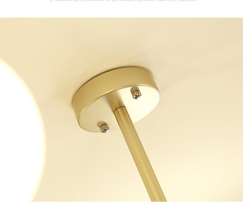 6 Light Branch Chandelier Modern Glass Shade Living Room - Nalani - UK Fashion Clothing and Decor