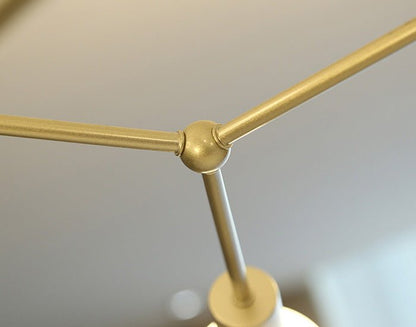 6 Light Branch Chandelier Modern Glass Shade Living Room - Nalani - UK Fashion Clothing and Decor