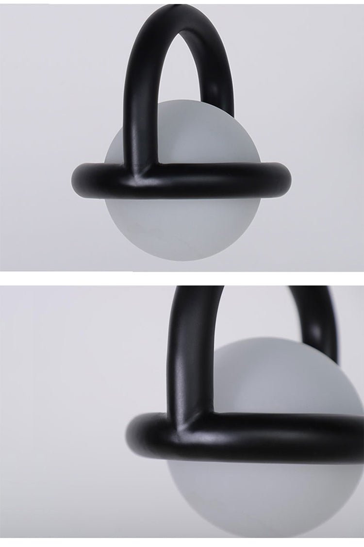 Acrylic Pendant Light With Colorful Globe Finish And LED - Nalani - UK Fashion Clothing and Decor