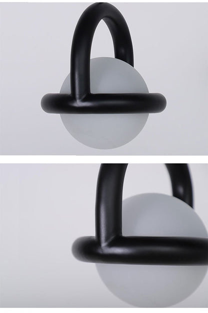 Acrylic Pendant Light With Colorful Globe Finish And LED - Nalani - UK Fashion Clothing and Decor