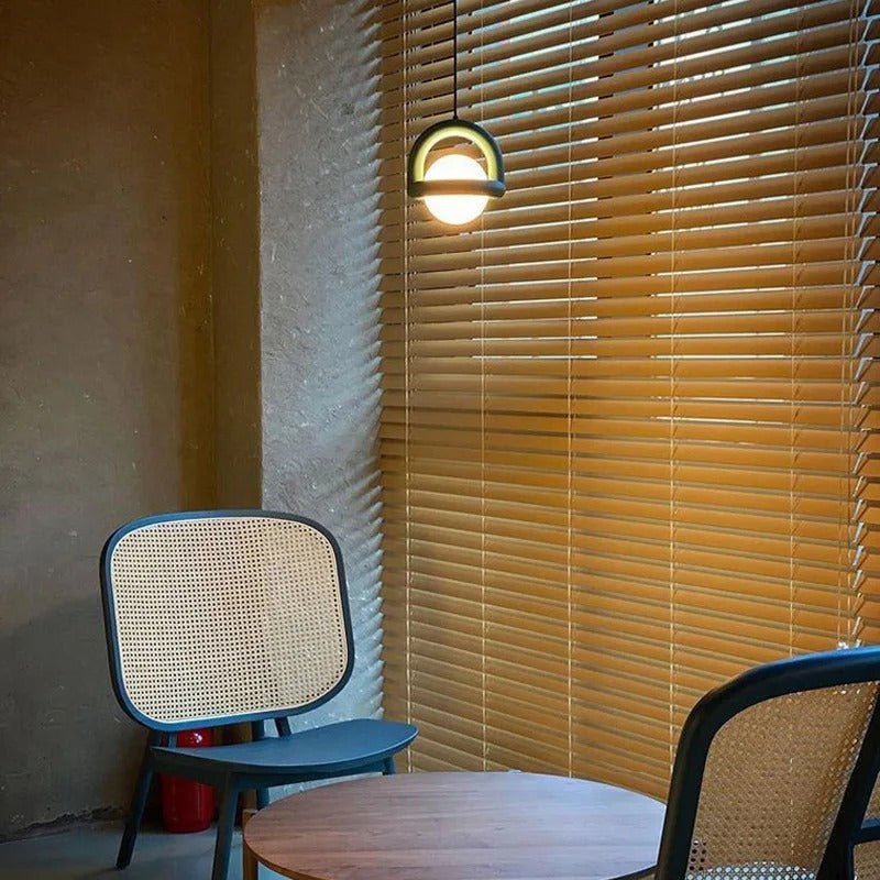 Acrylic Pendant Light With Colorful Globe Finish And LED - Nalani - UK Fashion Clothing and Decor