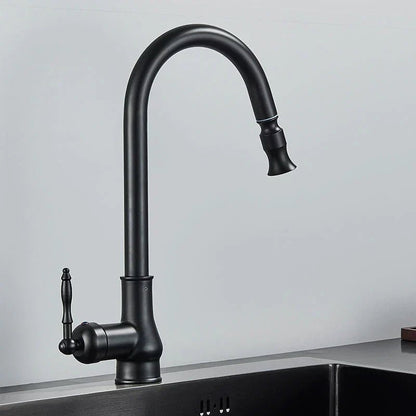 Antique Bronze Pull Out Kitchen Faucet With Touch Sensor - Nalani - UK Fashion Clothing and Decor