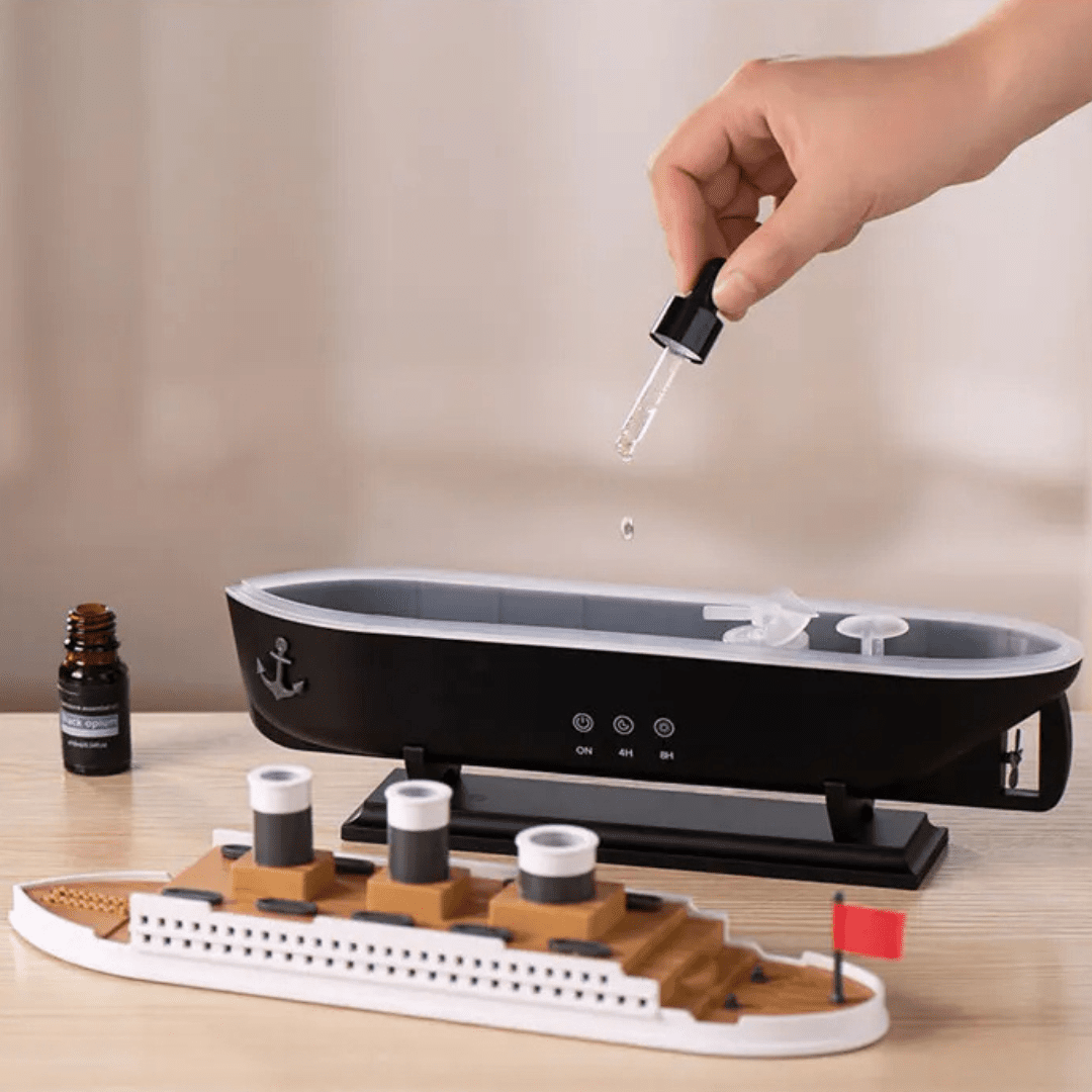 Aroma Diffuser With 250ml Tank And 7 Color LED Lights Relaxation - Nalani - UK Fashion Clothing and Decor