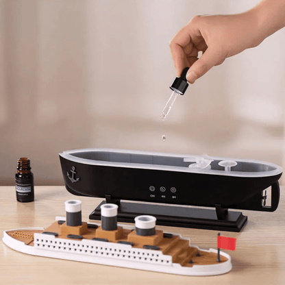 Aroma Diffuser With 250ml Tank And 7 Color LED Lights Relaxation - Nalani - UK Fashion Clothing and Decor