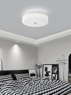 Art Deco Vintage Ceiling Light With White Glass Shade - Nalani - UK Fashion Clothing and Decor