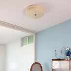 Art Deco Vintage Ceiling Light With White Glass Shade - Nalani - UK Fashion Clothing and Decor