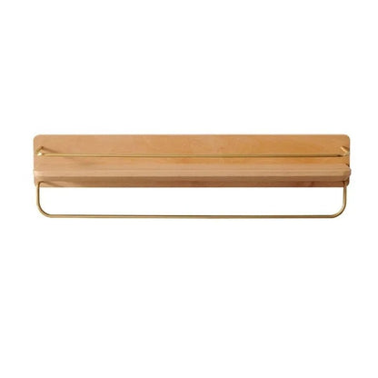 Bamboo Wall Mounted Coat Rack Shelf For Bathroom Entryway - Nalani - UK Fashion Clothing and Decor