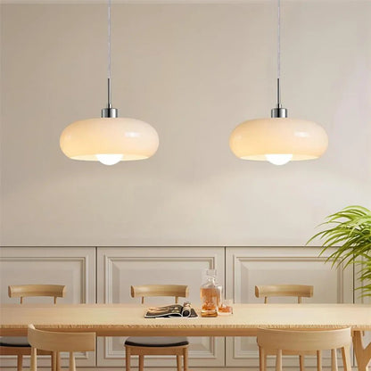 Bauhaus Glass Pendant Lamp Modern Hanging Light Fixture - Nalani - UK Fashion Clothing and Decor