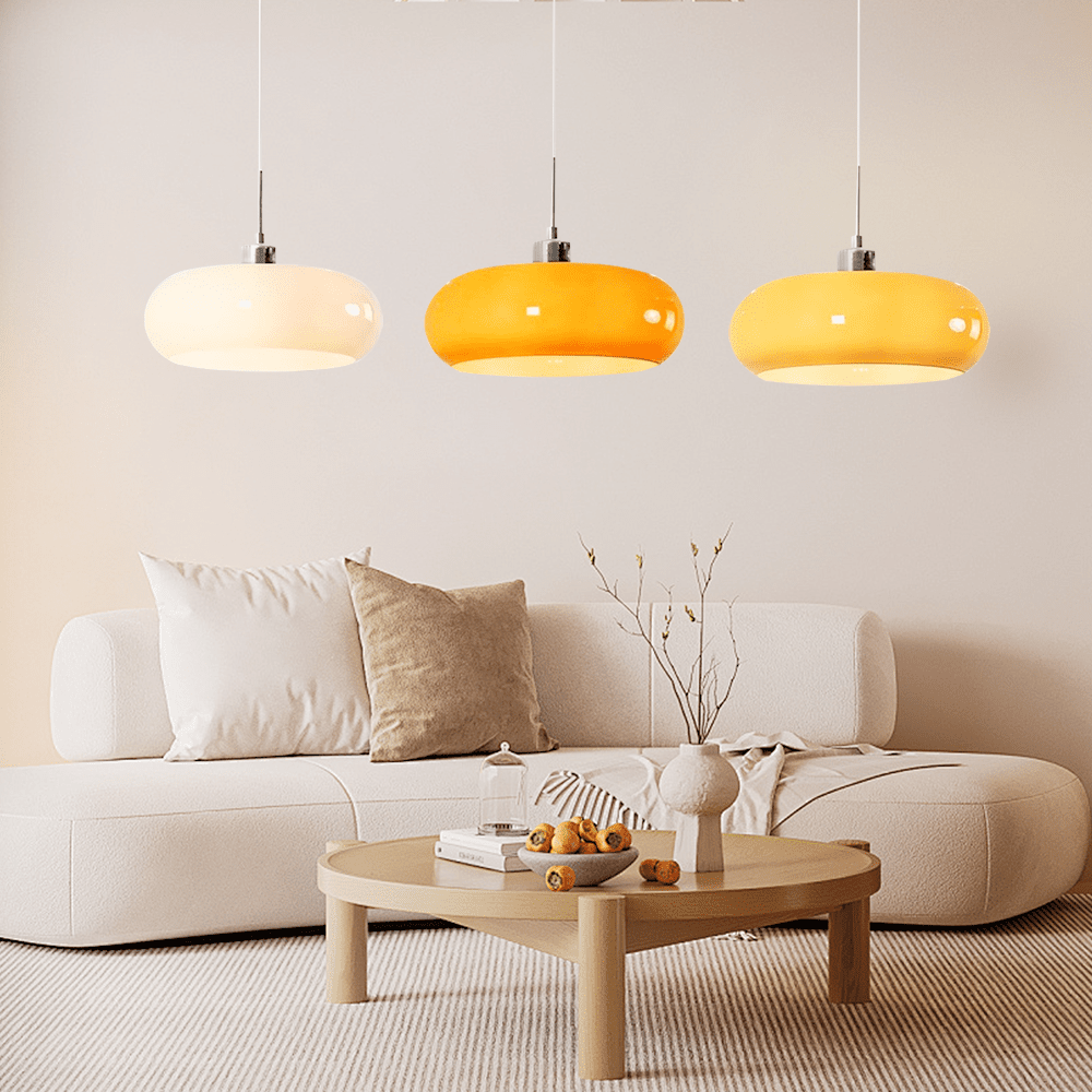 Bauhaus Glass Pendant Lamp Modern Hanging Light Fixture - Nalani - UK Fashion Clothing and Decor