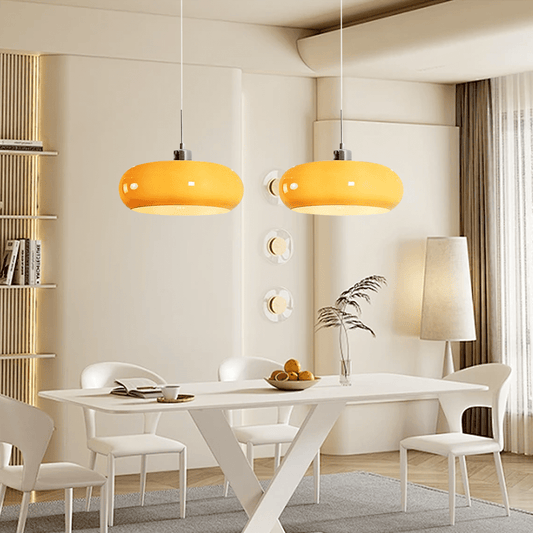 Bauhaus Glass Pendant Lamp Modern Hanging Light Fixture - Nalani - UK Fashion Clothing and Decor