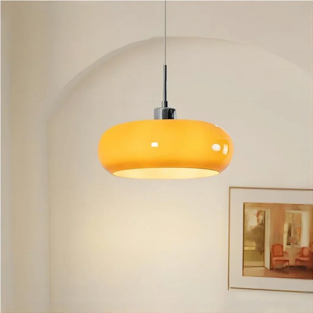 Bauhaus Glass Pendant Lamp Modern Hanging Light Fixture - Nalani - UK Fashion Clothing and Decor