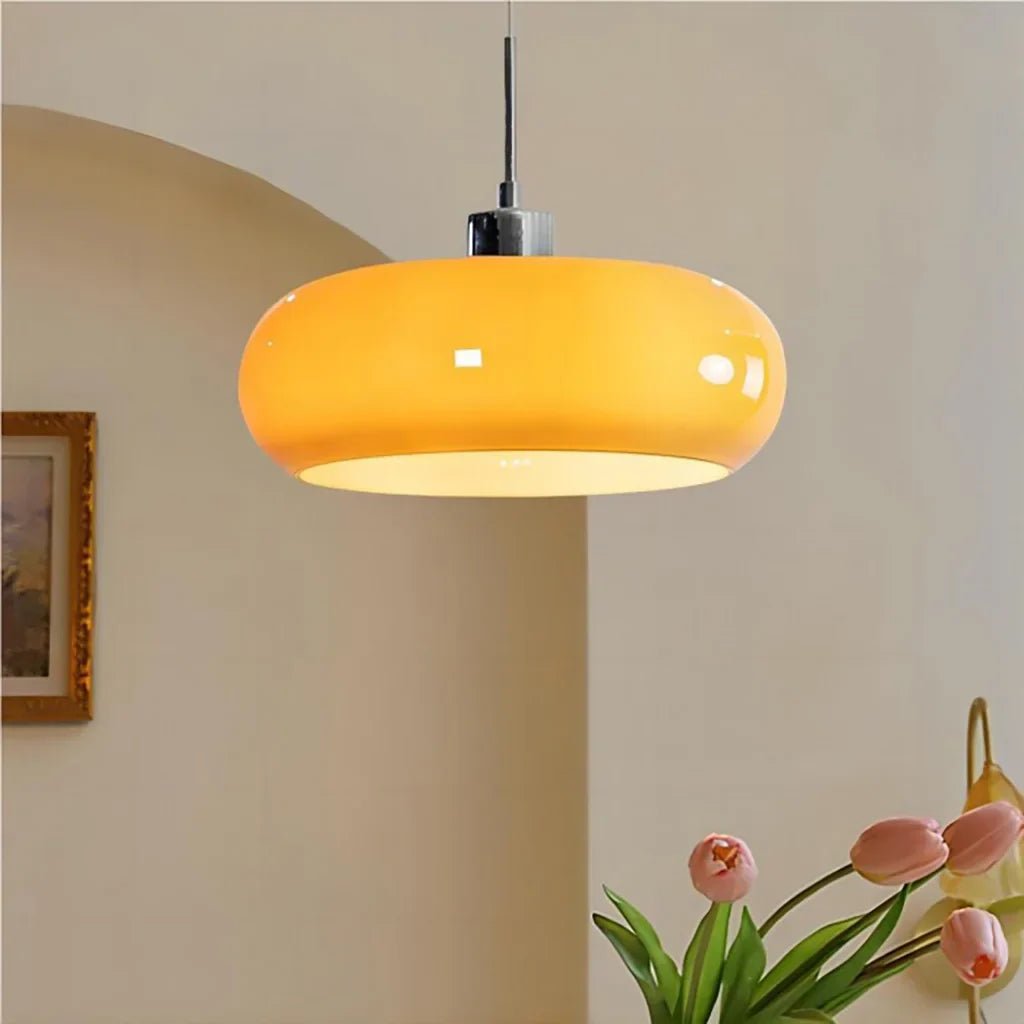 Bauhaus Glass Pendant Lamp Modern Hanging Light Fixture - Nalani - UK Fashion Clothing and Decor
