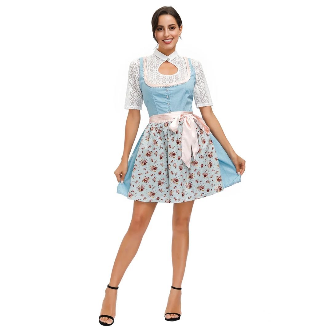 Bavarian Dirndl Dress - Oktoberfest Fancy Dress Costume - Nalani - Fashion Clothing and Decor