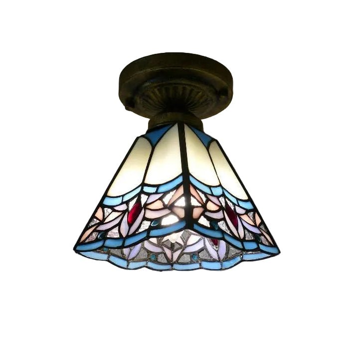 Blue Nautical Sailboat Glass Flush Ceiling Light For Bath - Nalani - UK Fashion Clothing and Decor