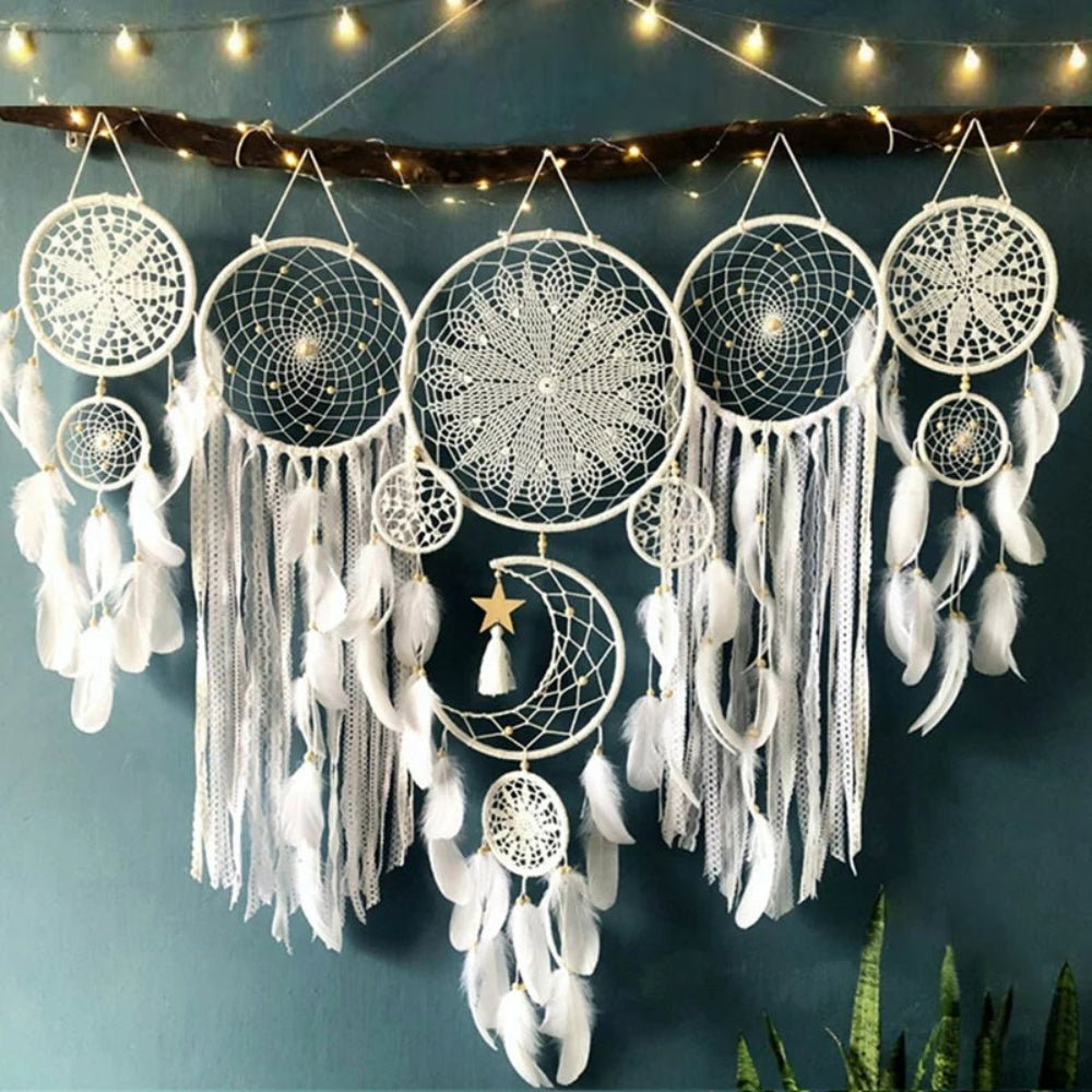 Boho Wall Hanging Dreamcatcher Set For Cozy Home Decor - Nalani - UK Fashion Clothing and Decor