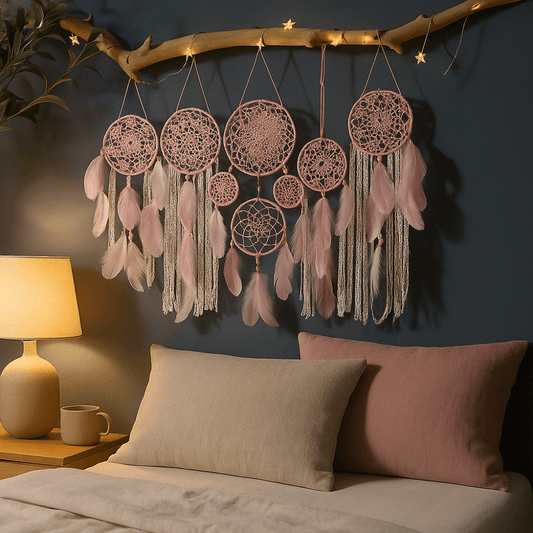 Boho Wall Hanging Dreamcatcher Set For Cozy Home Decor - Nalani - UK Fashion Clothing and Decor
