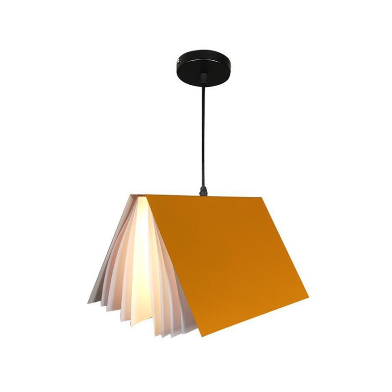 Book Shaped Macaron Pendant Lamp Cafe Light Metal Indoor - Nalani - UK Fashion Clothing and Decor