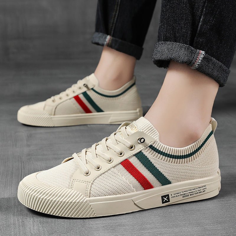 Brenzo Italiana Sneakers Breathable Mesh Upper Cushioned Rubber Sole - Nalani - Fashion Clothing and Decor