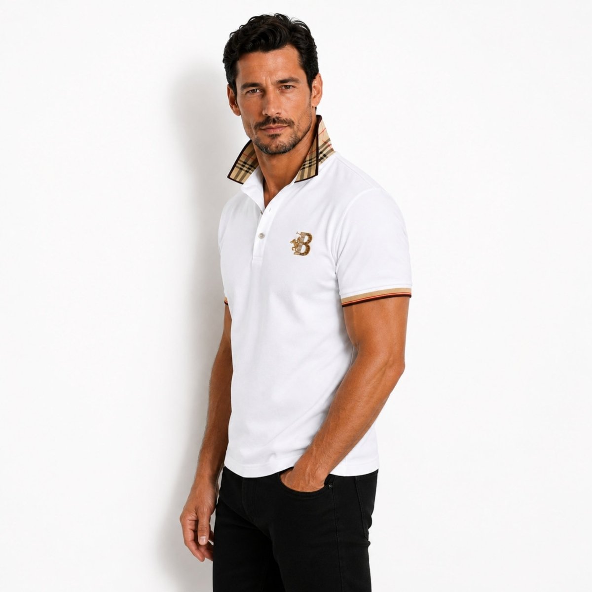 Brooks Polo | Classic Cotton Polo Shirt With Egyptian Cotton Comfort - Nalani - Fashion Clothing and Decor