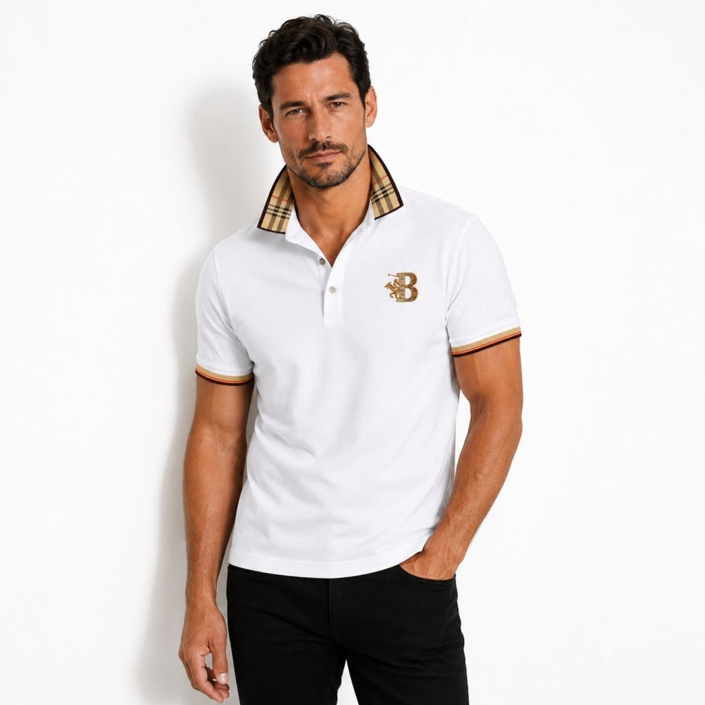 Brooks Polo | Classic Cotton Polo Shirt With Egyptian Cotton Comfort - Nalani - Fashion Clothing and Decor