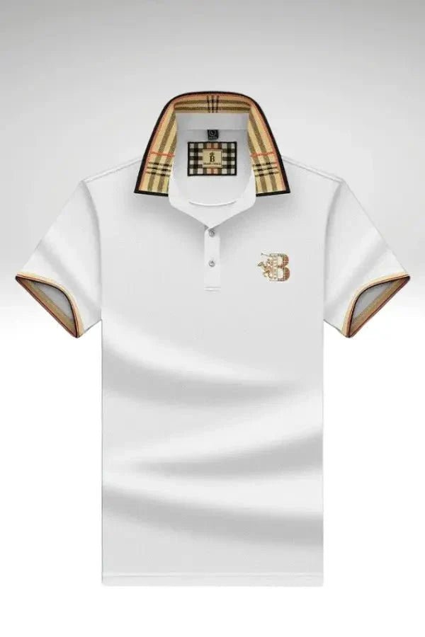 Brooks Polo | Classic Cotton Polo Shirt With Egyptian Cotton Comfort - Nalani - Fashion Clothing and Decor