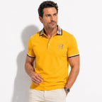 Brooks Polo | Classic Cotton Polo Shirt With Egyptian Cotton Comfort - Nalani - Fashion Clothing and Decor