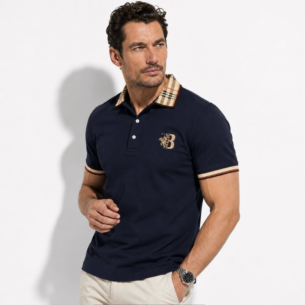 Brooks Polo | Classic Cotton Polo Shirt With Egyptian Cotton Comfort - Nalani - Fashion Clothing and Decor