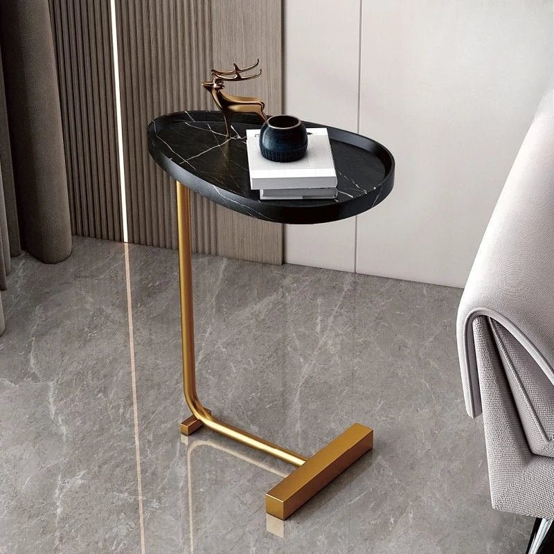 C Shaped Mobile Side Table For Sofa Or Bed In Small Spaces - Nalani - UK Fashion Clothing and Decor