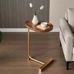 C Shaped Mobile Side Table For Sofa Or Bed In Small Spaces - Nalani - UK Fashion Clothing and Decor