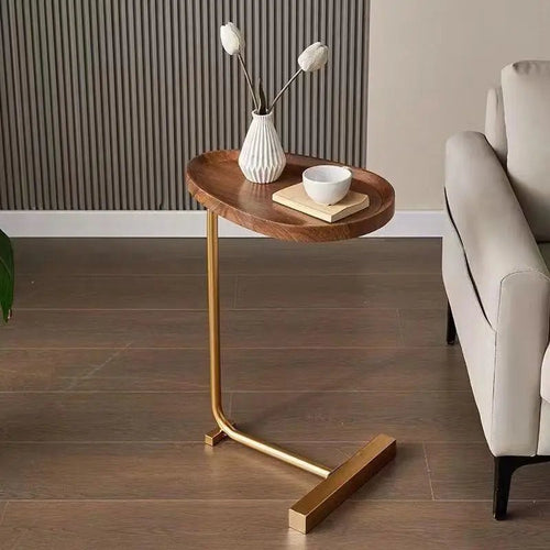 C Shaped Mobile Side Table For Sofa Or Bed In Small Spaces - Nalani - UK Fashion Clothing and Decor