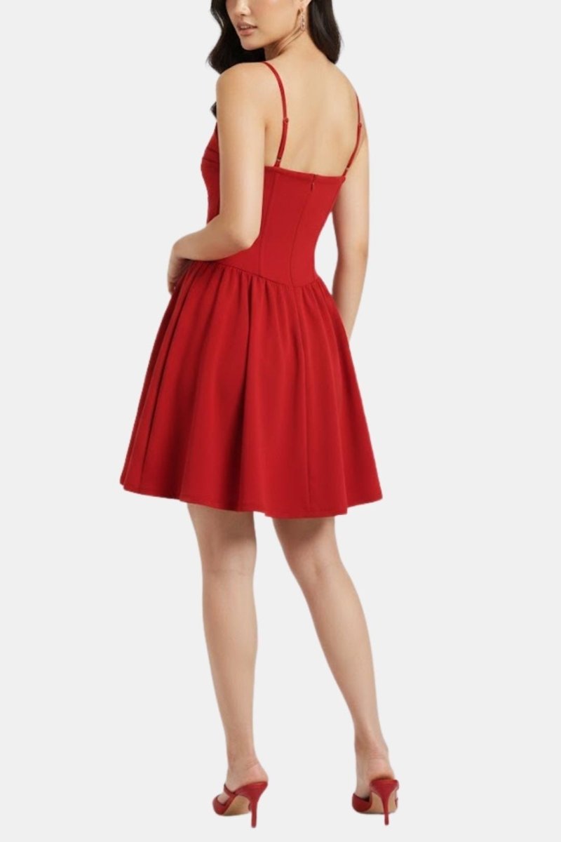 Calyra – Ruched Cami Mini Dress For Date Nights And Events - Nalani - Fashion Clothing and Decor
