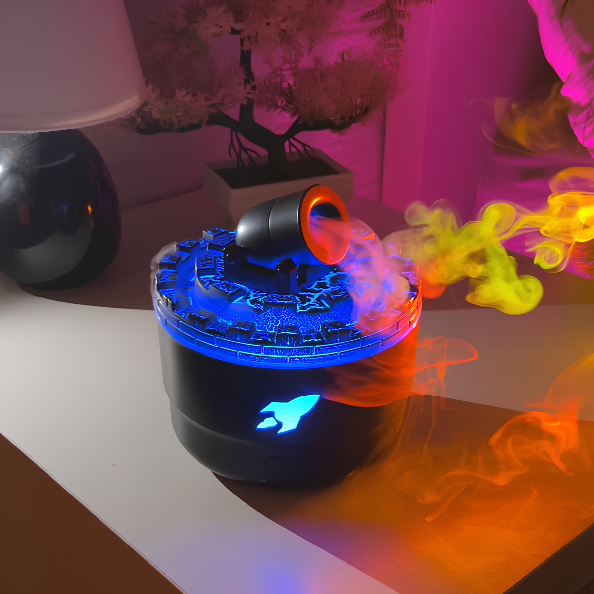 Cannon Shaped Humidifier for Air Quality and Aromatherapy - Nalani - UK and AUS Fashion Clothing and Decor