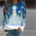 Casual Christmas Print Sweatshirt For Festive Winter Comfort - Nalani - UK Fashion Clothing and Decor