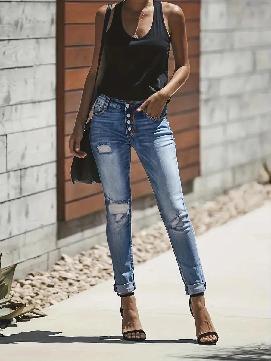 Celeni | Women's stylish denim jeans - Nalani - UK Fashion Clothing and Decor