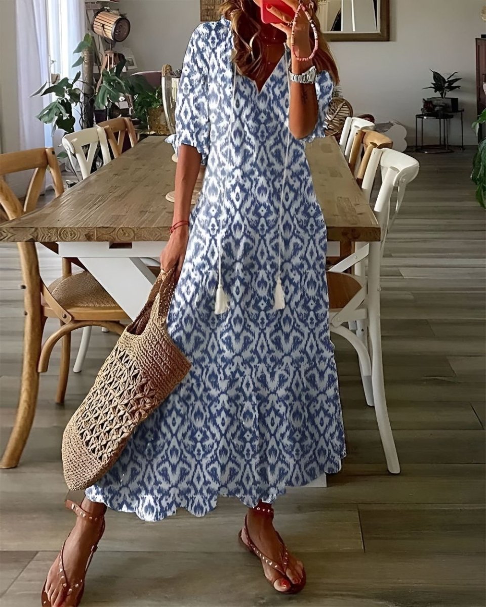 Celina | Boho Magic Covering Dress Effortless Flow For Everyday Wear - Nalani - Fashion Clothing and Decor