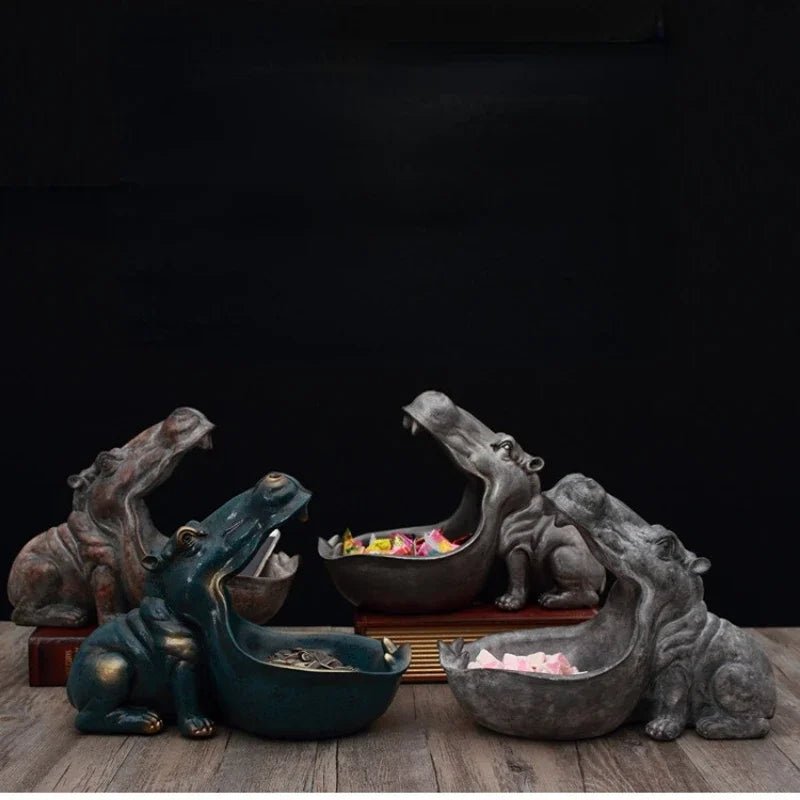 Charming Hippo Figurine Decorative Accent for Cozy Home Decor - Nalani - UK Fashion Clothing and Decor