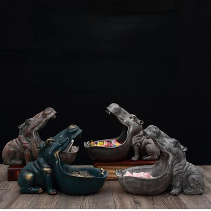 Charming Hippo Figurine Decorative Accent for Cozy Home Decor - Nalani - UK Fashion Clothing and Decor