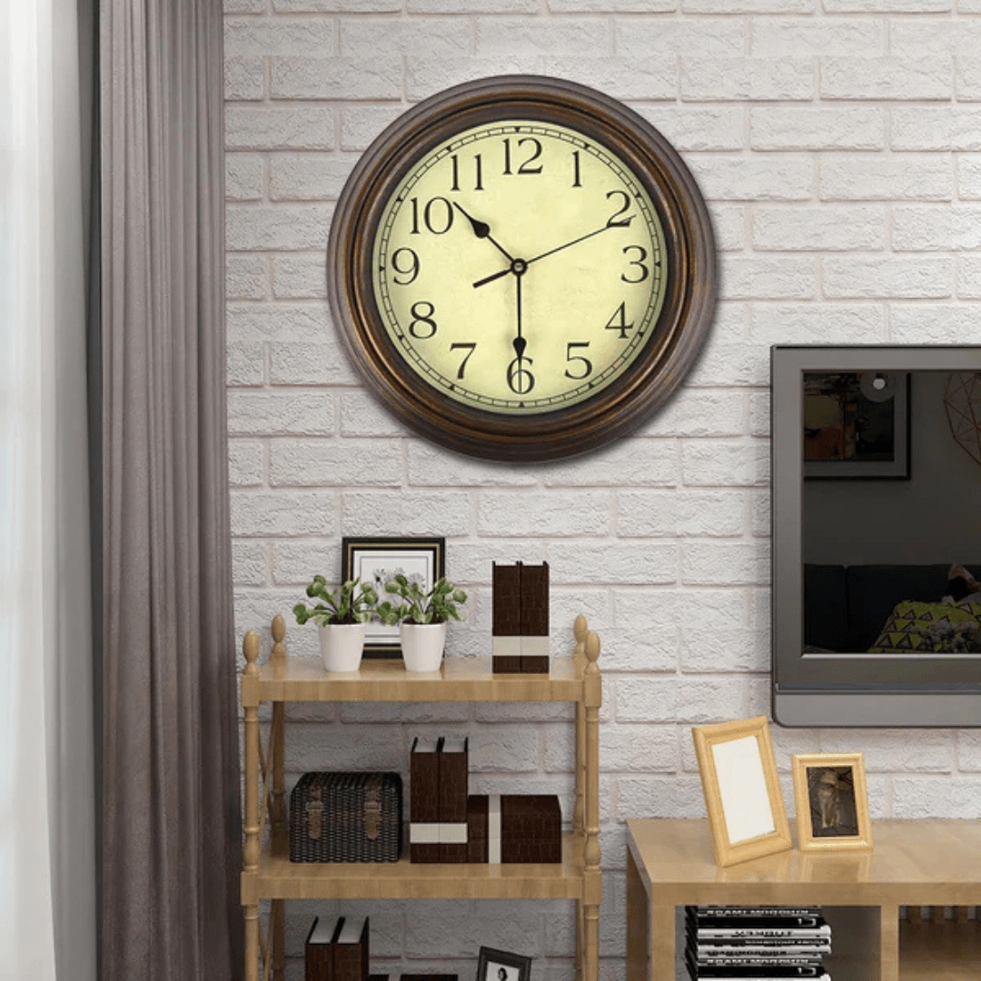 Classic Retro Wall Clock for Living Room Modern Decor - Nalani - UK Fashion Clothing and Decor