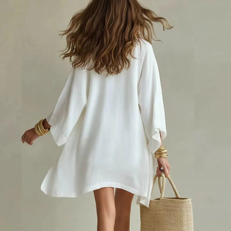 Claudia Linen 3 Piece Co-ord Set Lightweight Breathable Linen Outfit - Nalani - Fashion Clothing and Decor