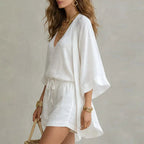 Claudia Linen 3 Piece Co-ord Set Lightweight Breathable Linen Outfit - Nalani - Fashion Clothing and Decor