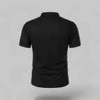 Collarless Polo Shirt Mens Timeless Old Money Style - Nalani - UK Fashion Clothing and Decor